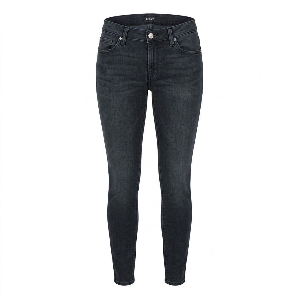 Hudson Krista Super Dark Wash Skinny Black Stretch Jeans Women Size 29